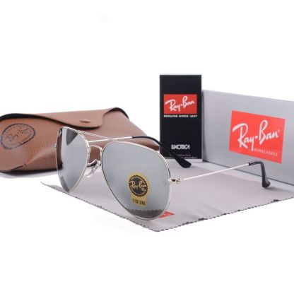 Γνήσια γυαλιά ηλίου Ray-Ban 2024 【Θήκη καθρέφτη + γυαλιά】
