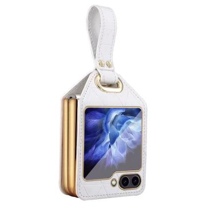 Cea mai recentă husă din piele pentru telefonul mobil Samsung Galaxy Z Flip 5/Z Flip 6