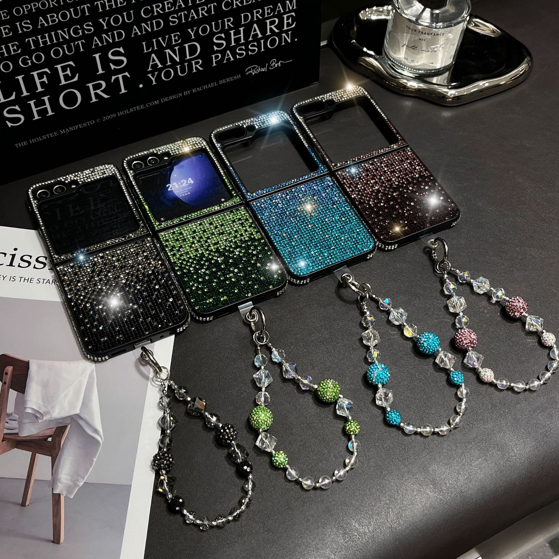 Husă de lux Diamond pentru seria Samsung Galaxy Z Flip