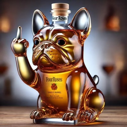 Μπουκάλι ουίσκι French Bulldog (χωρίς αλκοόλ) – Το τέλειο δώρο για κάθε λάτρη του ουίσκι!