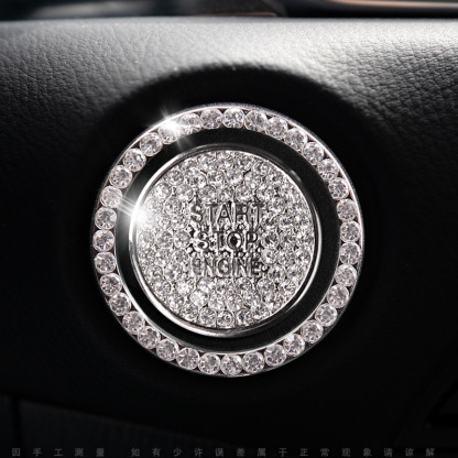 Mașină din aliaj de zinc cu un singur clic pornire decor diamant