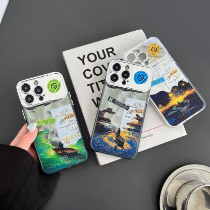 Husa pentru telefon cu suport pentru iPhone