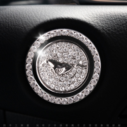 Mașină din aliaj de zinc cu un singur clic pornire decor diamant