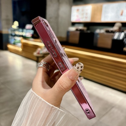 Ins Hot Sale Luxury Diamond Glitter Μαγνητική θήκη τηλεφώνου Samsung