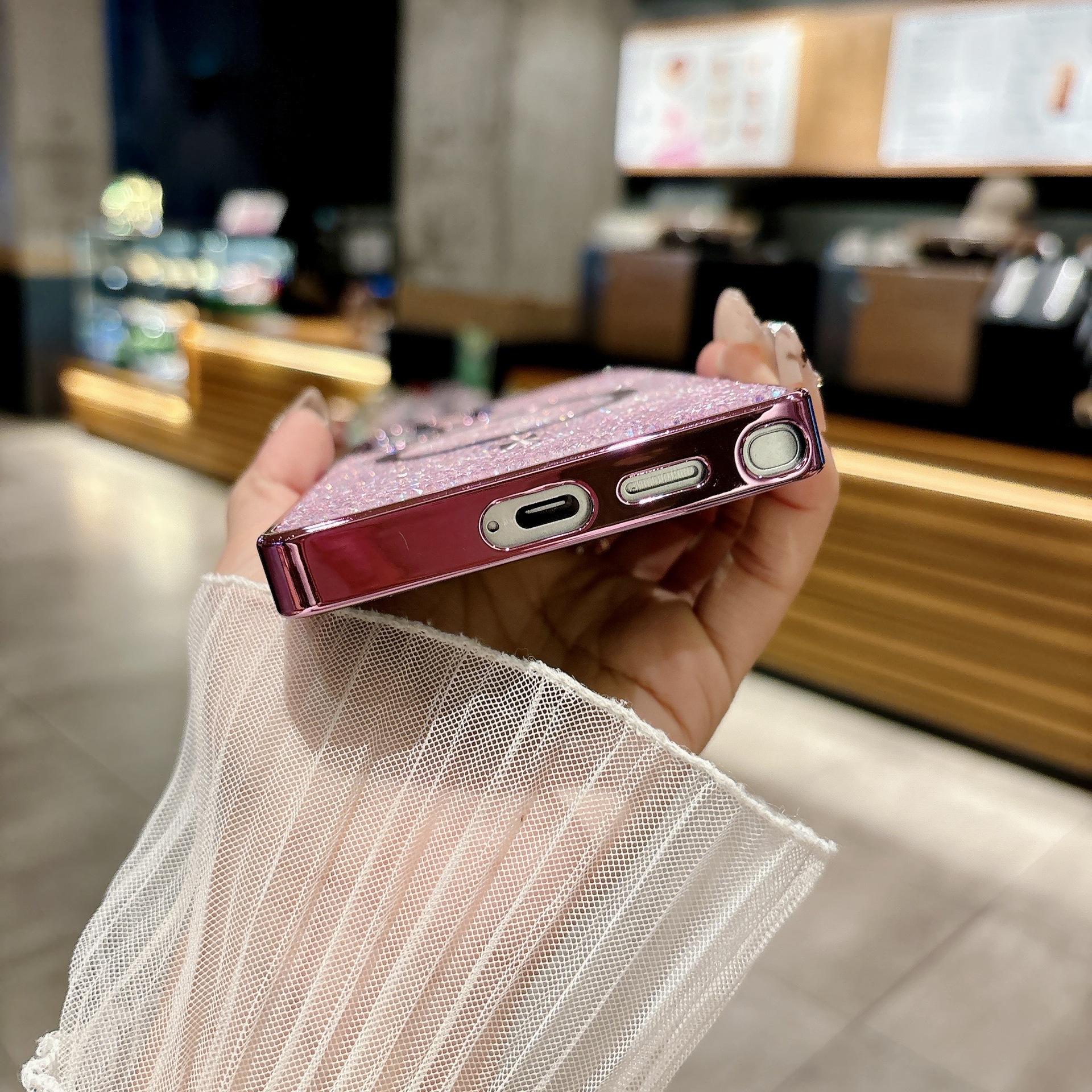 Ins Hot Sale Luxury Diamond Glitter Μαγνητική θήκη τηλεφώνου Samsung
