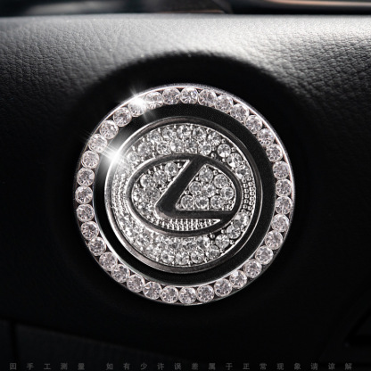 Mașină din aliaj de zinc cu un singur clic pornire decor diamant