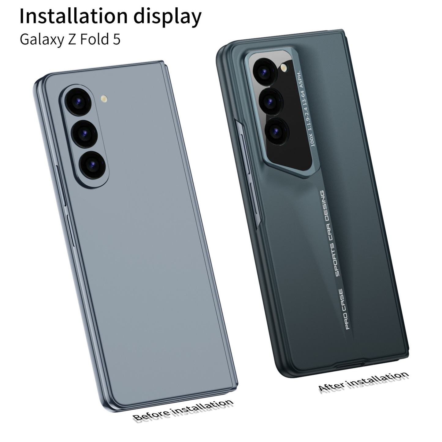 Luxus, mindent magában foglaló esésgátló telefontok Samsung Galaxy Z Fold5 Fold4 Fold3 telefonhoz