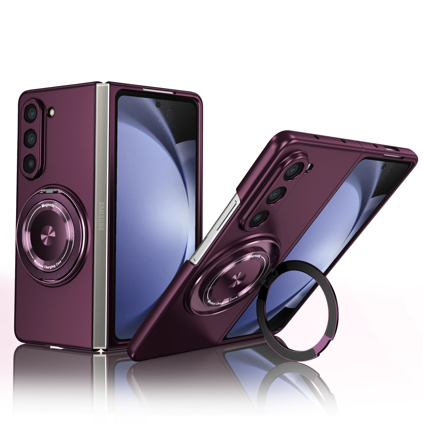 CAZĂ MAGNETICĂ DE PROTECȚIE COMPLETĂ și SUPORT PENTRU SERIA GALAXY Z FOLD