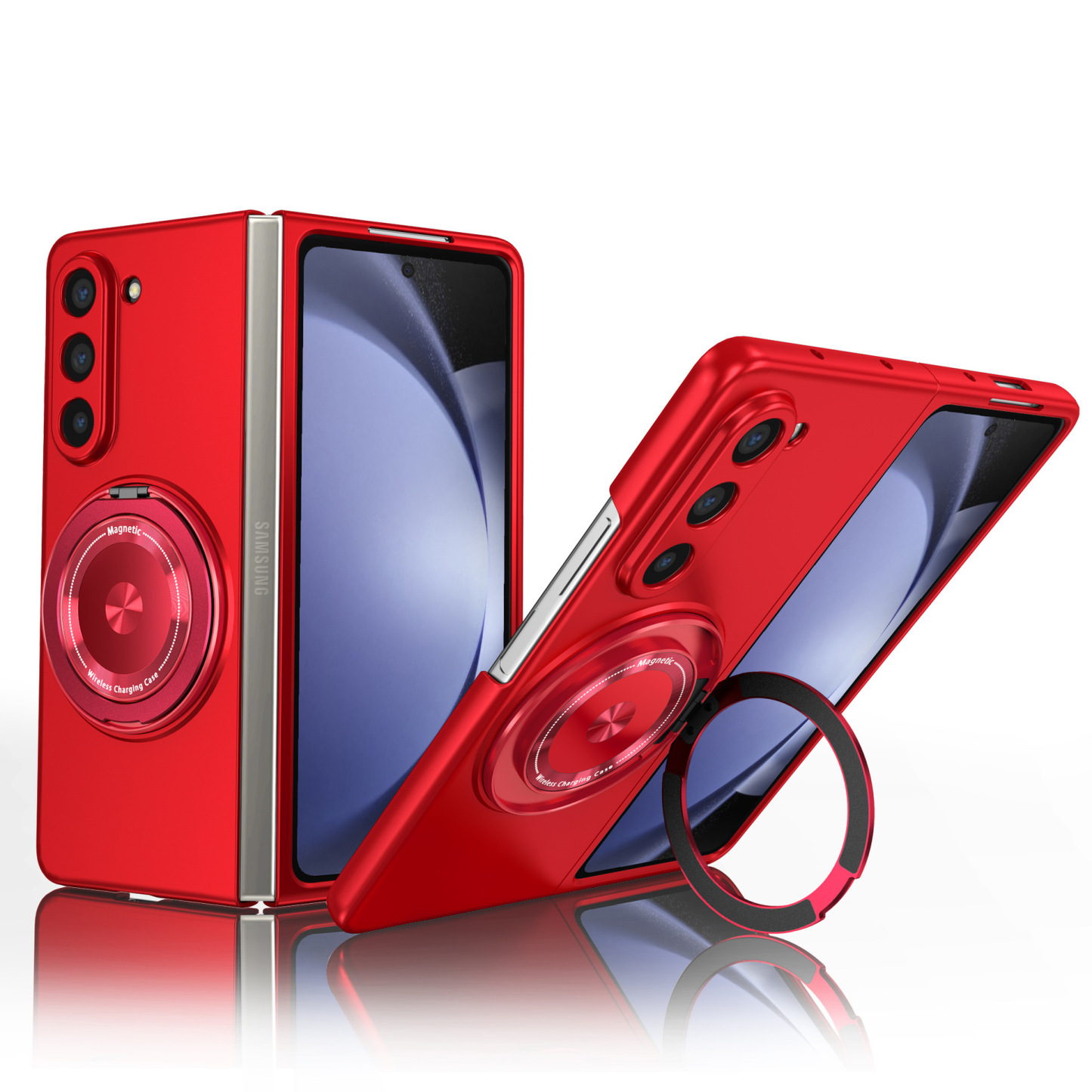 CAZĂ MAGNETICĂ DE PROTECȚIE COMPLETĂ și SUPORT PENTRU SERIA GALAXY Z FOLD