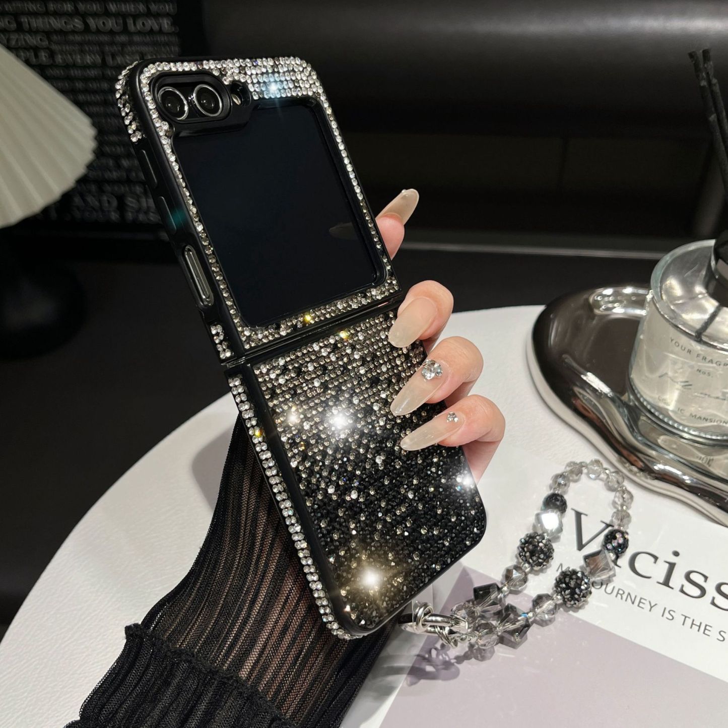 Husă de lux Diamond pentru seria Samsung Galaxy Z Flip