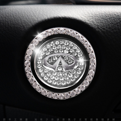 Mașină din aliaj de zinc cu un singur clic pornire decor diamant