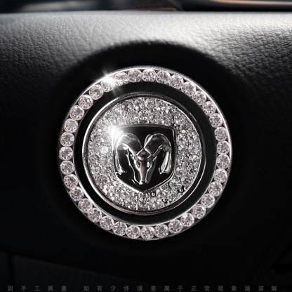 Mașină din aliaj de zinc cu un singur clic pornire decor diamant