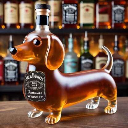 Μπουκάλι ουίσκι για σκύλους Dachshund