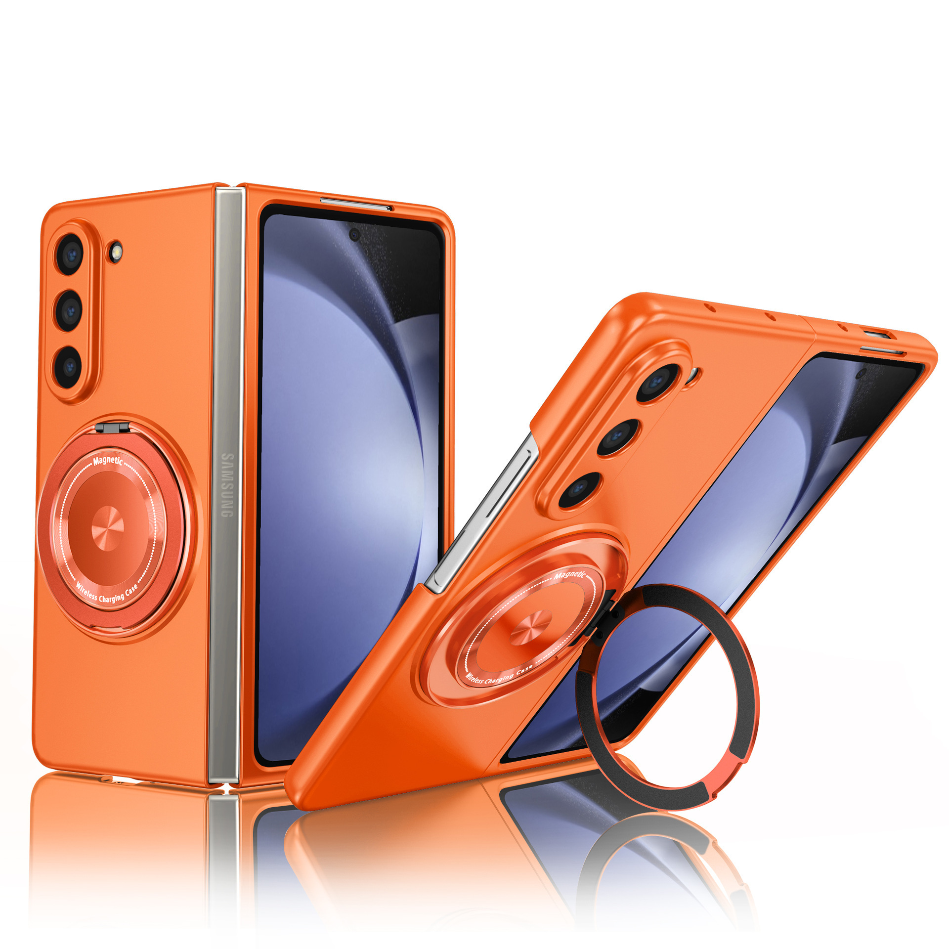 CAZĂ MAGNETICĂ DE PROTECȚIE COMPLETĂ și SUPORT PENTRU SERIA GALAXY Z FOLD
