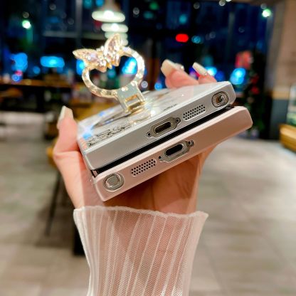 Κατάλληλο για θήκη κινητού τηλεφώνου Samsung S22/S23/S24 Plus Ultra με μαγνητική βάση πεταλούδας