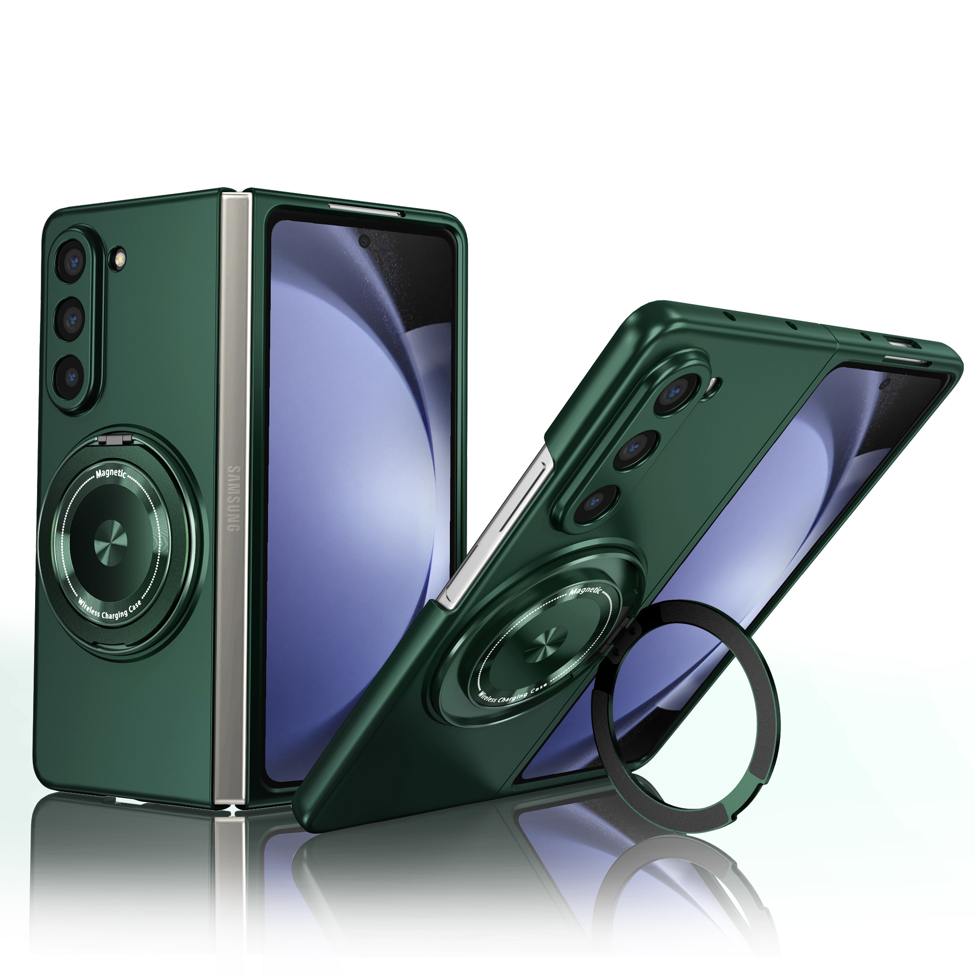 CAZĂ MAGNETICĂ DE PROTECȚIE COMPLETĂ și SUPORT PENTRU SERIA GALAXY Z FOLD