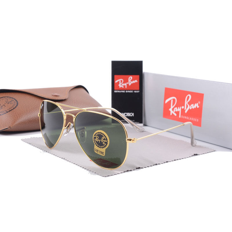Γνήσια γυαλιά ηλίου Ray-Ban 2024 【Θήκη καθρέφτη + γυαλιά】