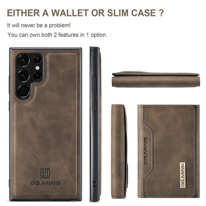 Husa portofel din piele detasabila 2 in 1 pentru Samsung Galaxy