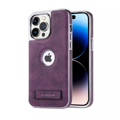 Husă pentru telefon cu suport invizibil din piele creativă
