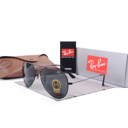 Γνήσια γυαλιά ηλίου Ray-Ban 2024 【Θήκη καθρέφτη + γυαλιά】