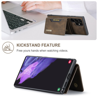 Husa portofel din piele detasabila 2 in 1 pentru Samsung Galaxy