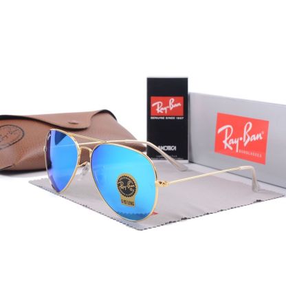 Γνήσια γυαλιά ηλίου Ray-Ban 2024 【Θήκη καθρέφτη + γυαλιά】