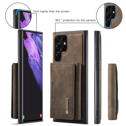 Husa portofel din piele detasabila 2 in 1 pentru Samsung Galaxy