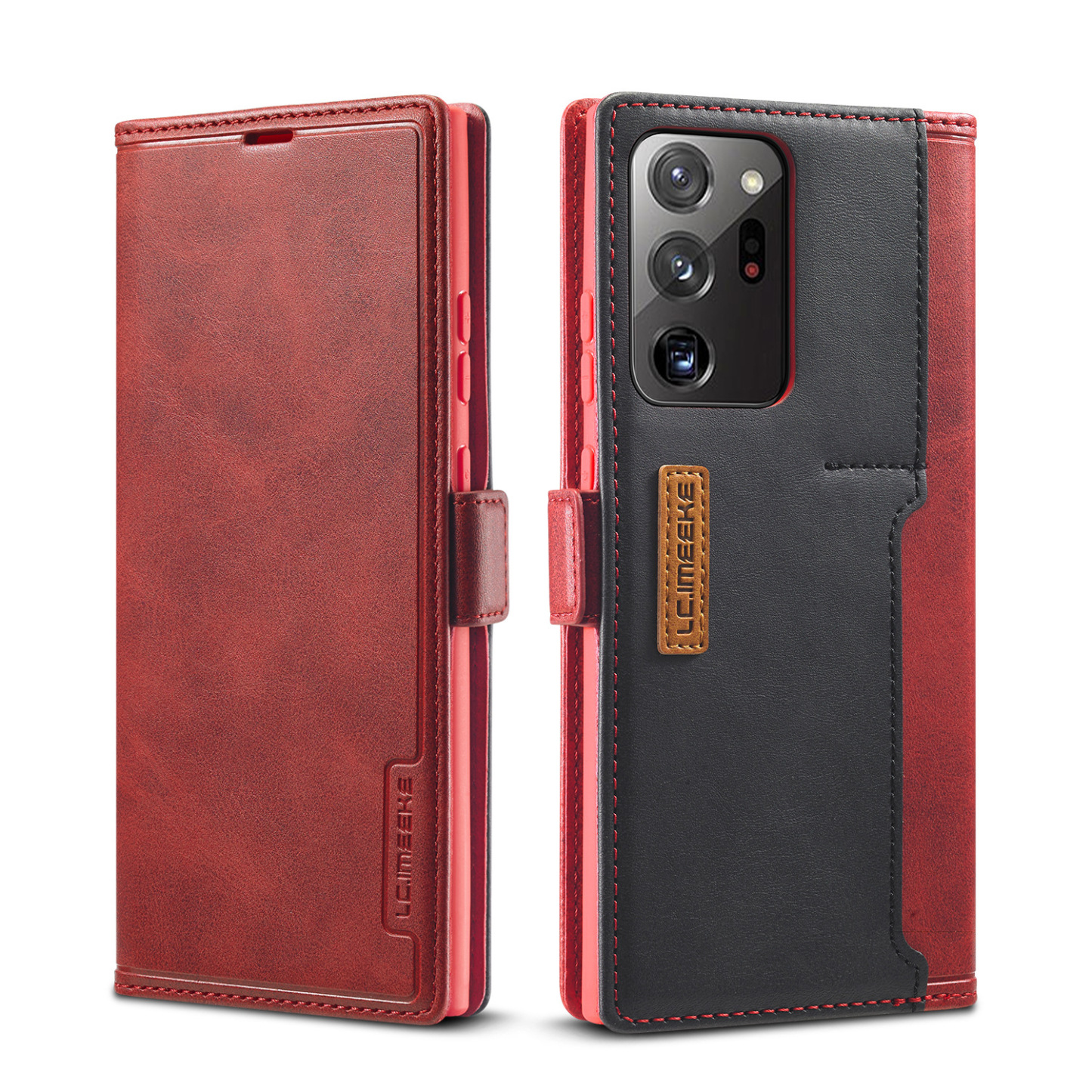 Husă de lux din piele pentru telefon mobil Samsung S23/S22/S21 4-în-1