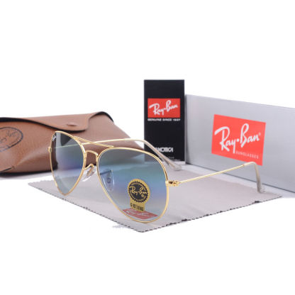 Γνήσια γυαλιά ηλίου Ray-Ban 2024 【Θήκη καθρέφτη + γυαλιά】