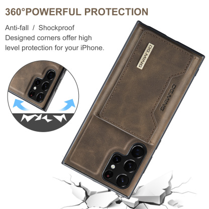 Husa portofel din piele detasabila 2 in 1 pentru Samsung Galaxy