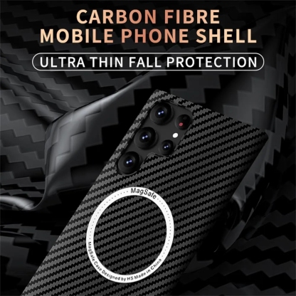 CAZĂ MAGNETICĂ CARBON PENTRU SAMSUNG S23 S22 S21 ULTRA PLUS 5G