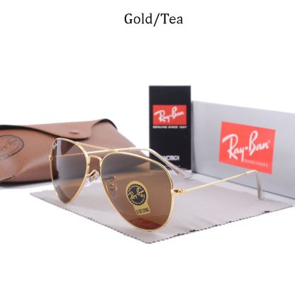 Γνήσια γυαλιά ηλίου Ray-Ban 2024 【Θήκη καθρέφτη + γυαλιά】