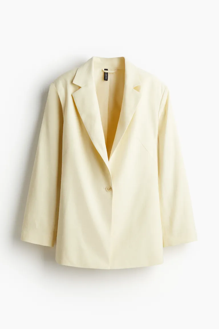 Veste à simple boutonnage