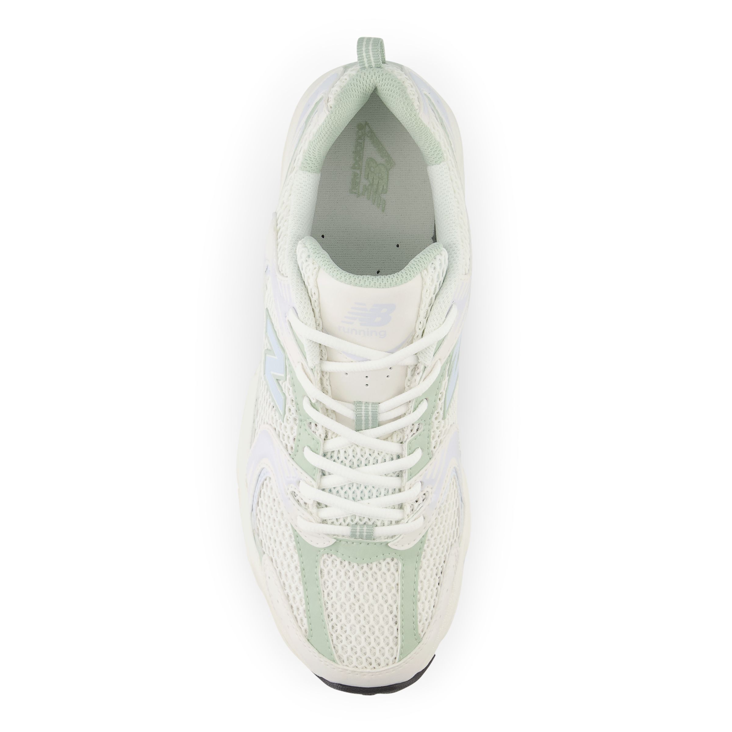 New Balanthece 530 - Sea Salt with Ice Blue and Silver Moss