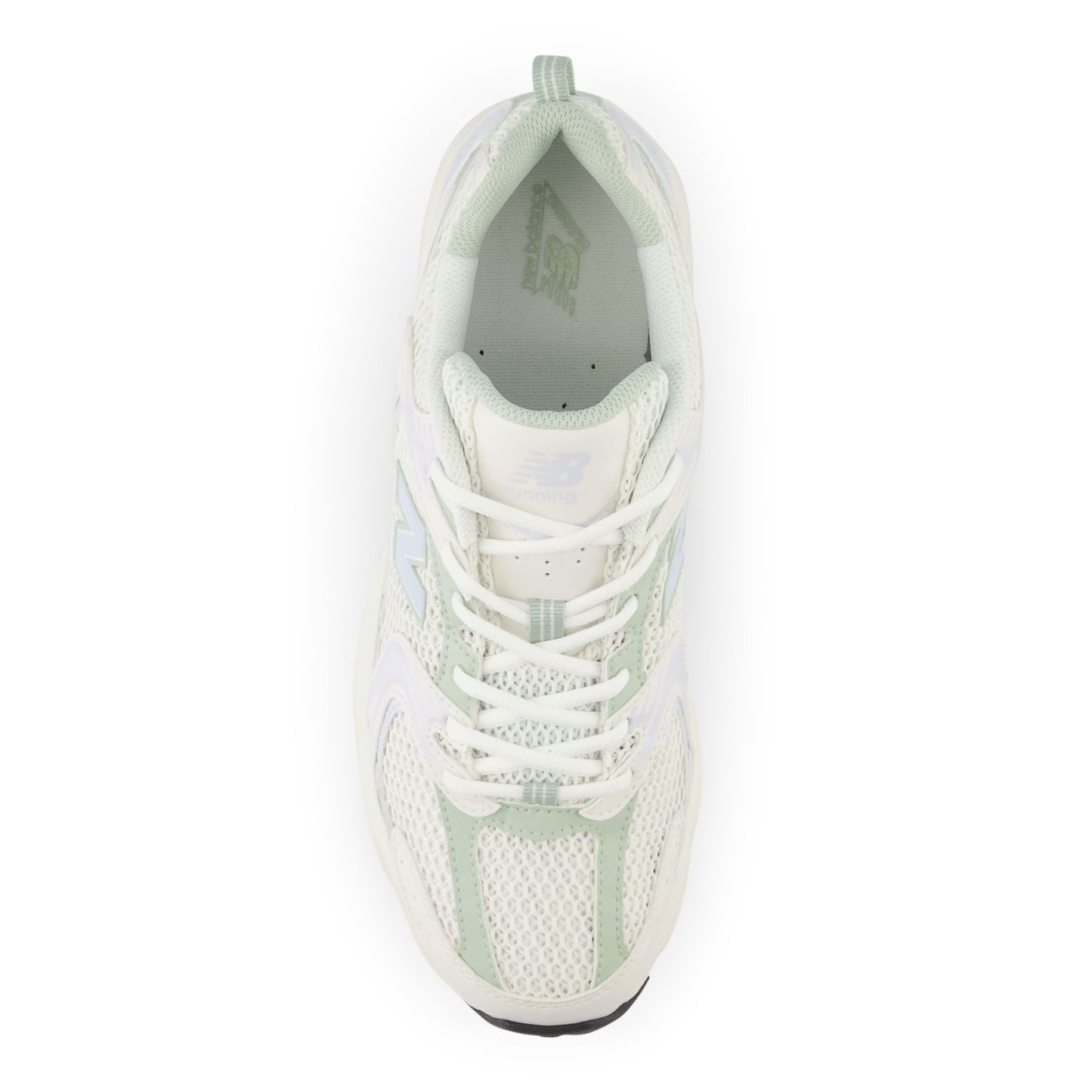 New Balanthece 530 - Sea Salt with Ice Blue and Silver Moss