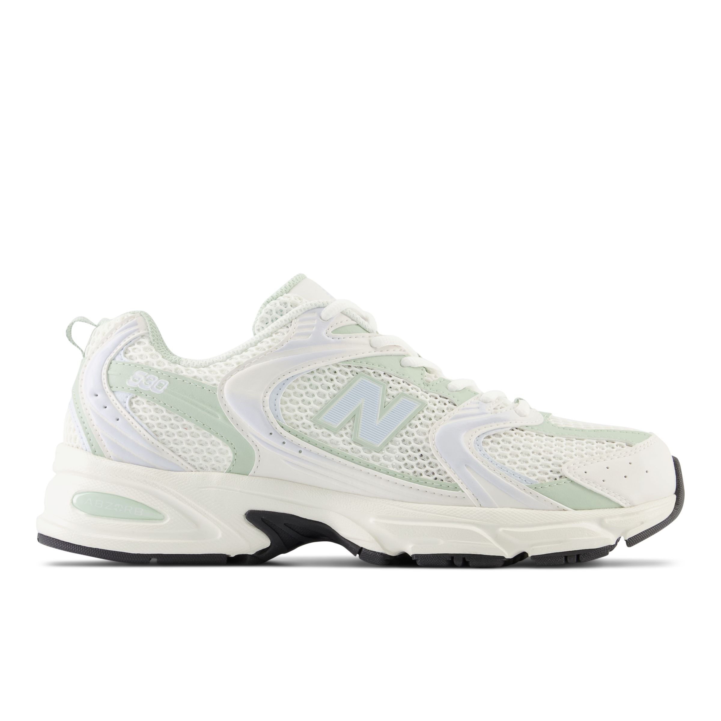 New Balanthece 530 - Sea Salt with Ice Blue and Silver Moss