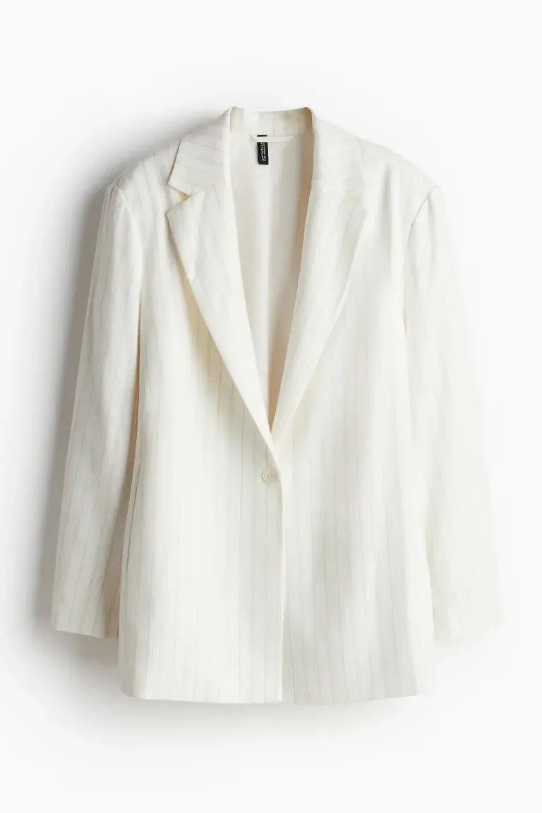 Veste à simple boutonnage