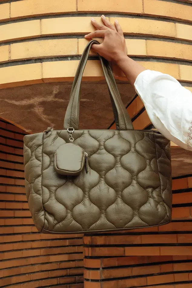 Sac matelasse en simili Femme - Noir