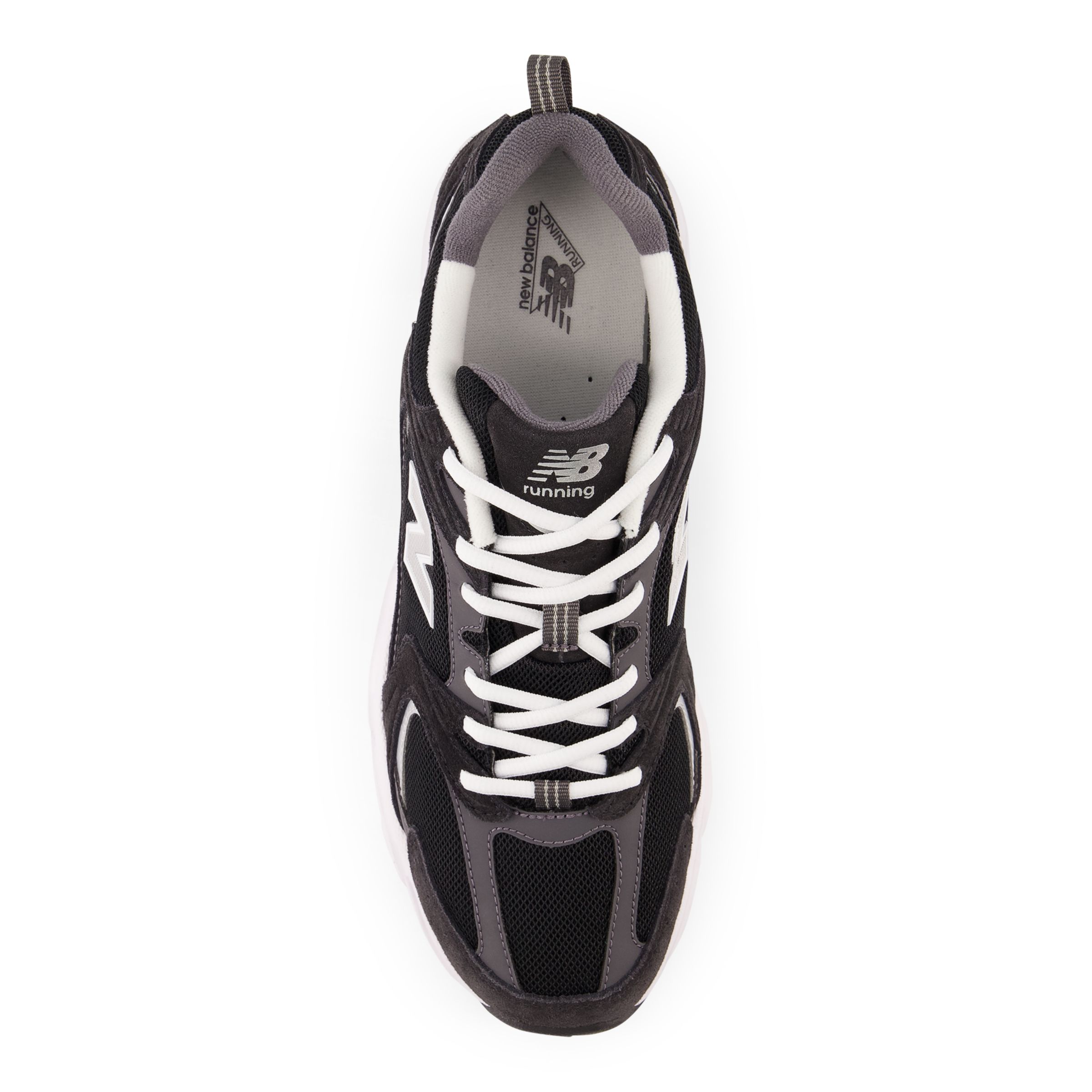 New Balanthece 530 - Black with Magnet and Silver Metallic