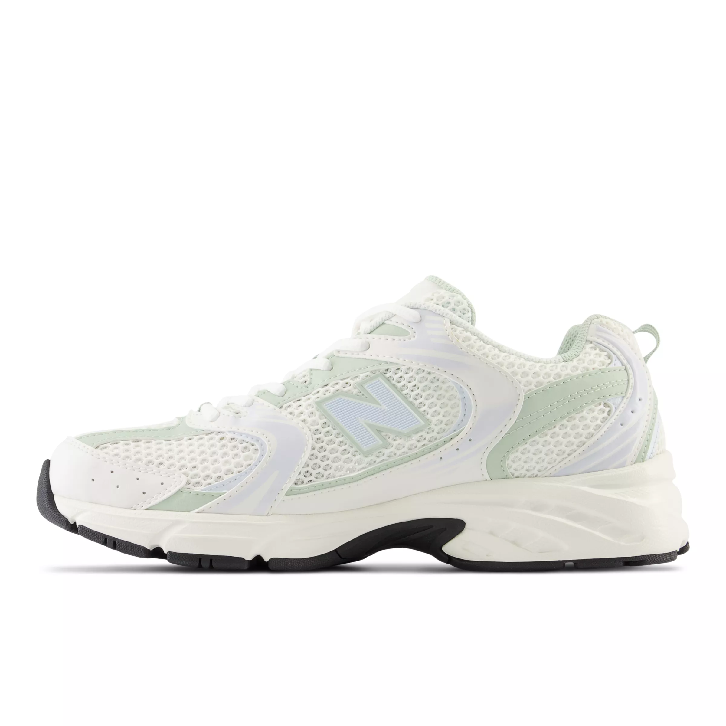 New Balanthece 530 - Sea Salt with Ice Blue and Silver Moss