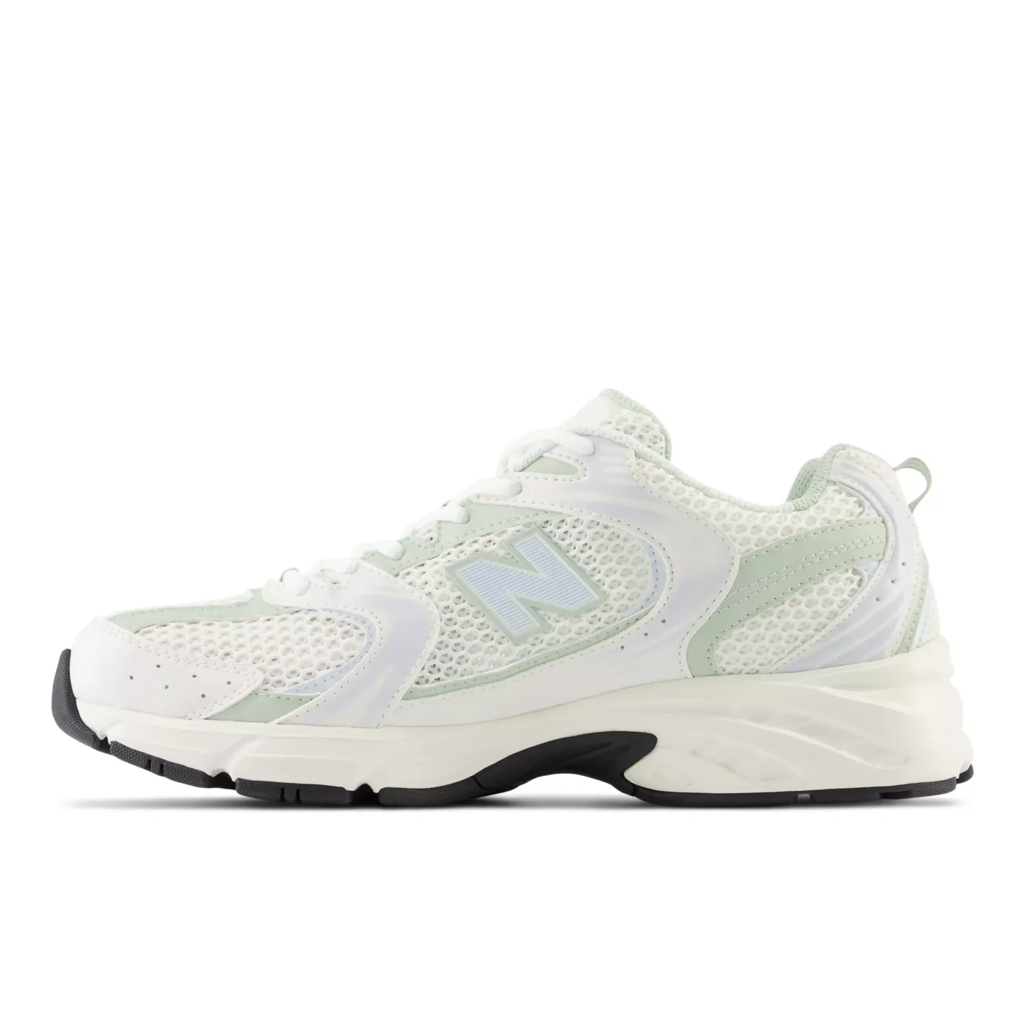 New Balanthece 530 - Sea Salt with Ice Blue and Silver Moss