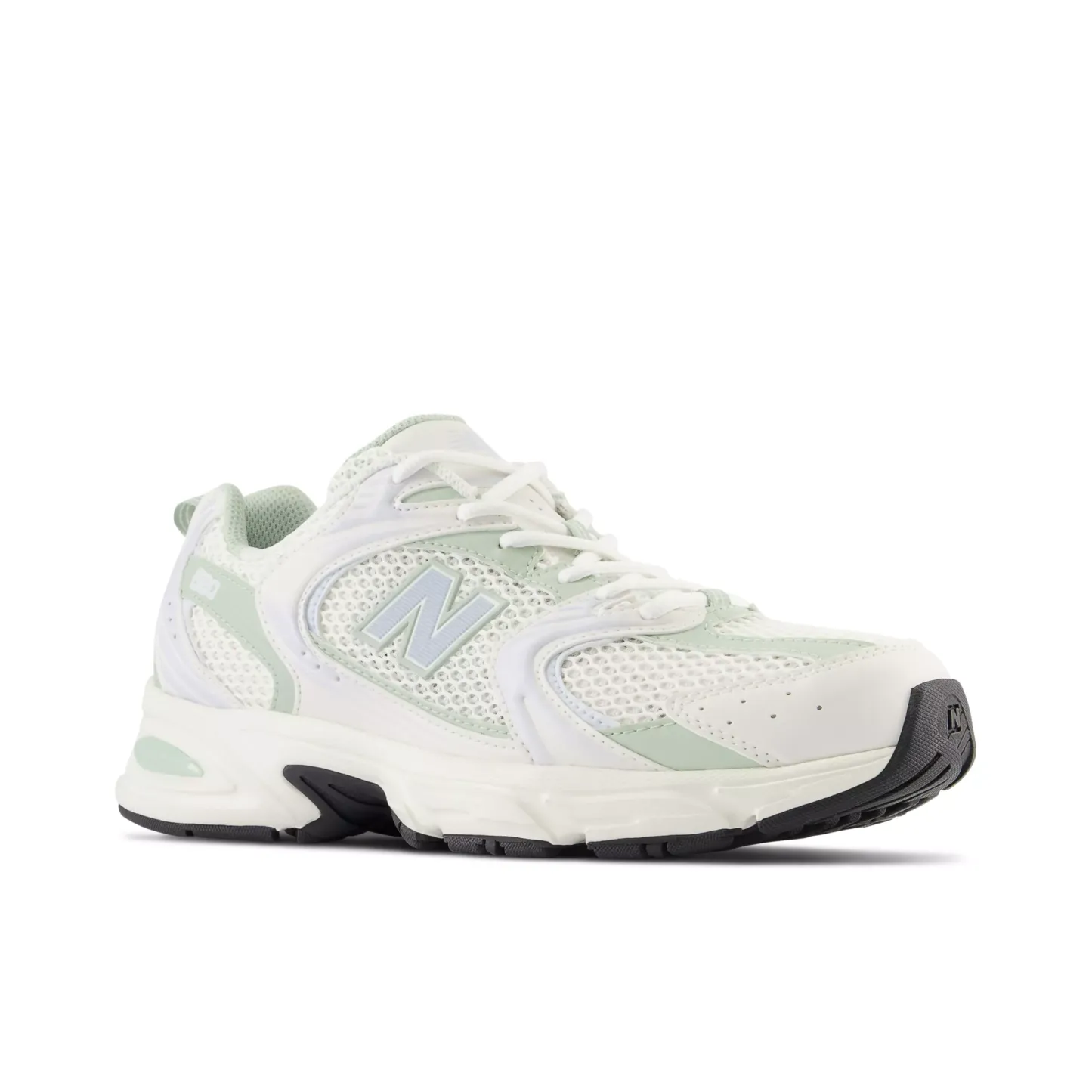 New Balanthece 530 - Sea Salt with Ice Blue and Silver Moss