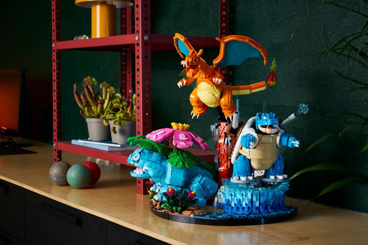 Venusaur, Charizard e Blastoise