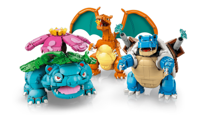 Venusaur, Charizard e Blastoise