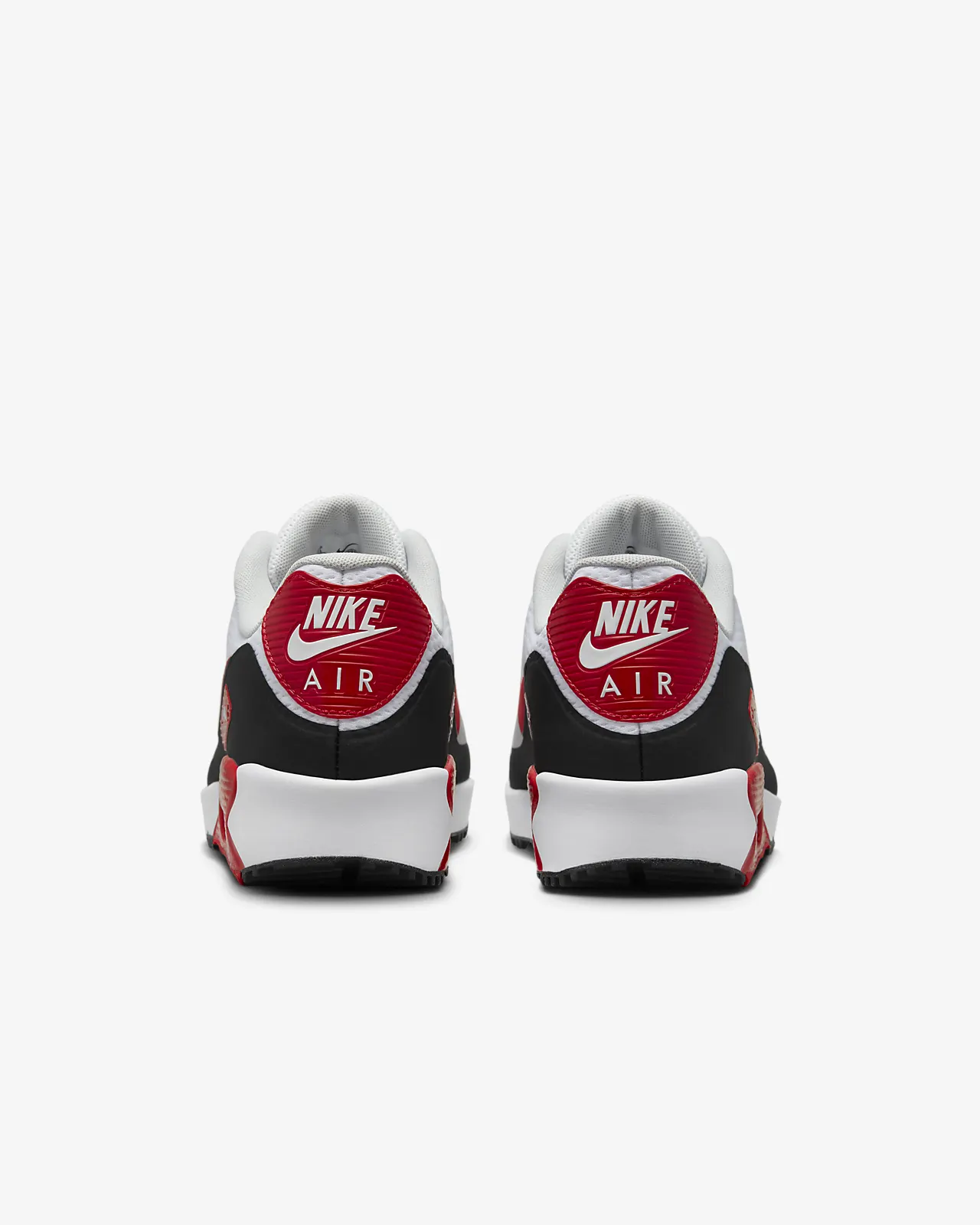 Unisex White Red Sneakers