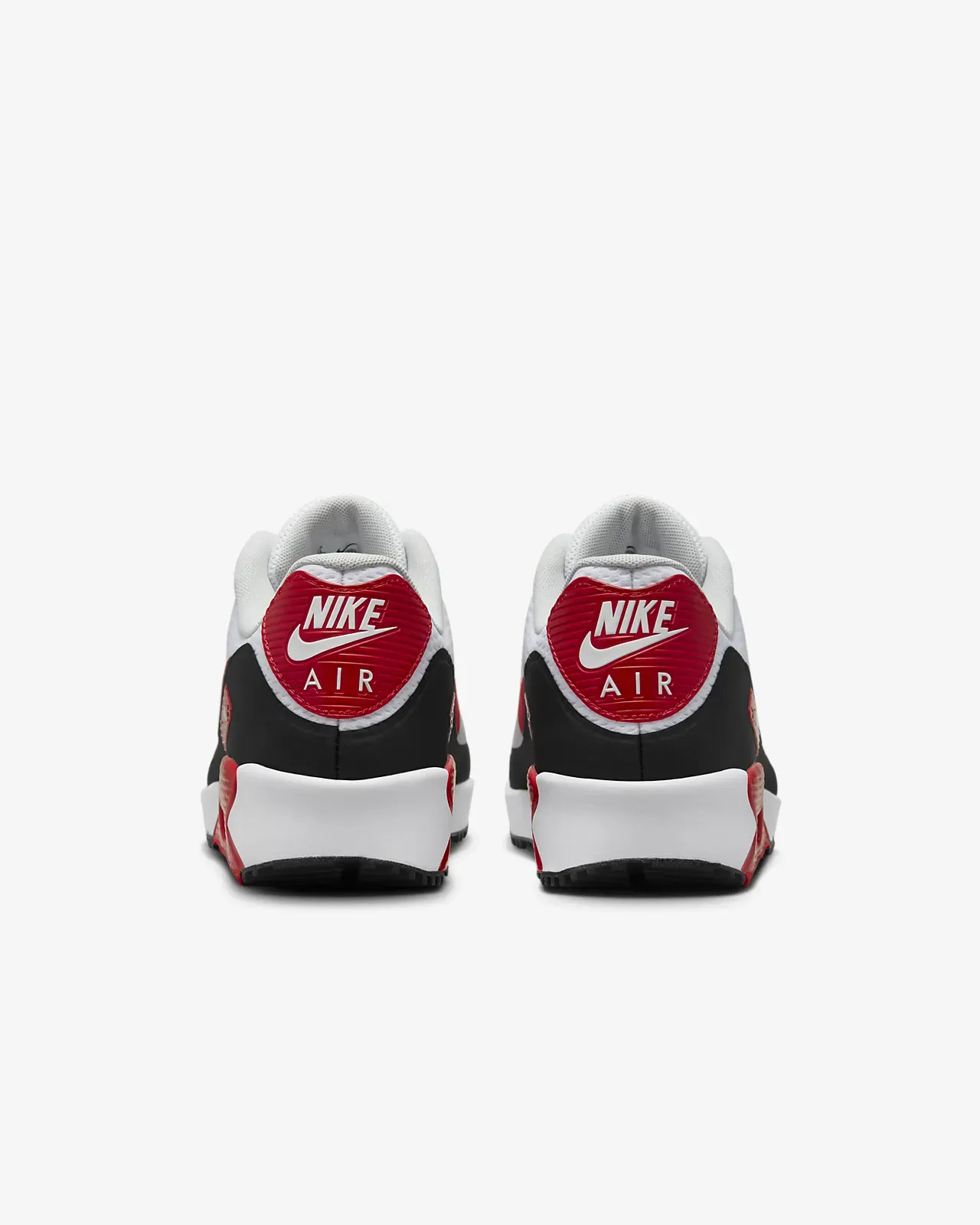Unisex White Red Sneakers