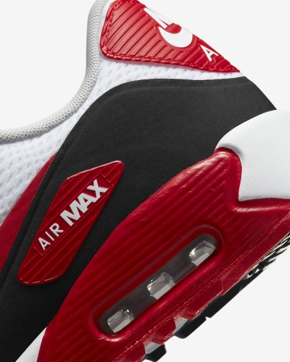 Unisex White Red Sneakers