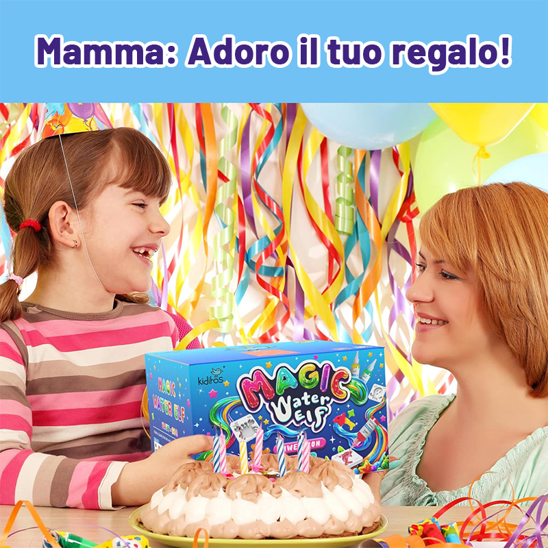 Kit per creare creature acquatiche magiche – Squishies per bambini, 20 gel e 10 stampi, giocattolo sensoriale con animali acquatici in gel magico, divertente kit creativo fai da te.