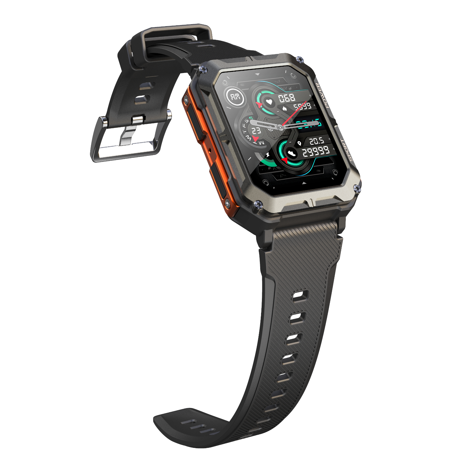 Bluetooth Call Outdoor Waterproof Pedometer Heart Rate Blood Pressure Blood Oxygen Monitoring Smart Watch