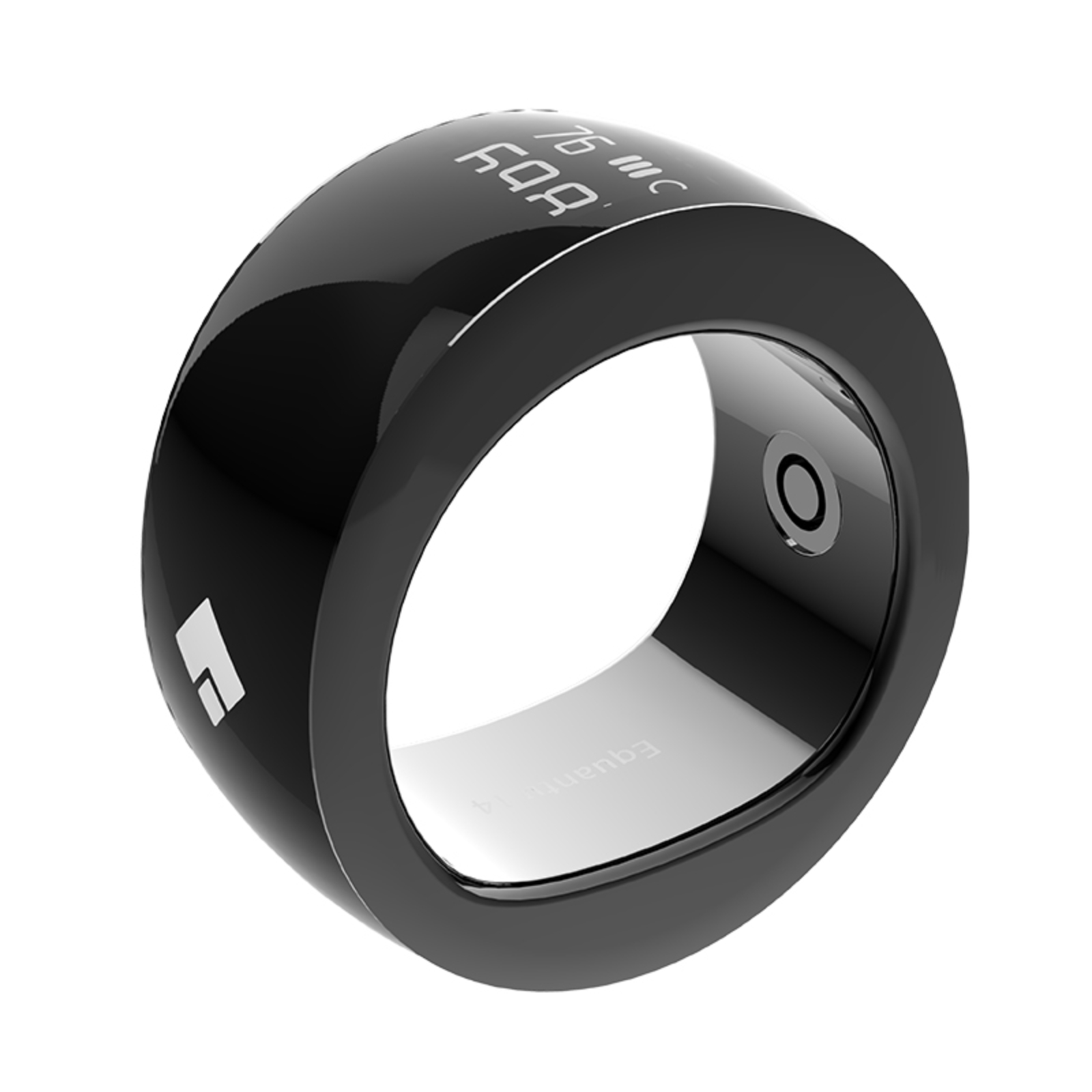 PANGUMART Counting Ring Stainless Steel Electronic Counter APP Smart Ring